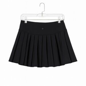 Apana Black Mini Pleated Skort